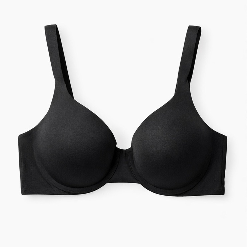 SKIMS Black Smooth T-Shirt Bra 32DDD NWT Adjustable Strap